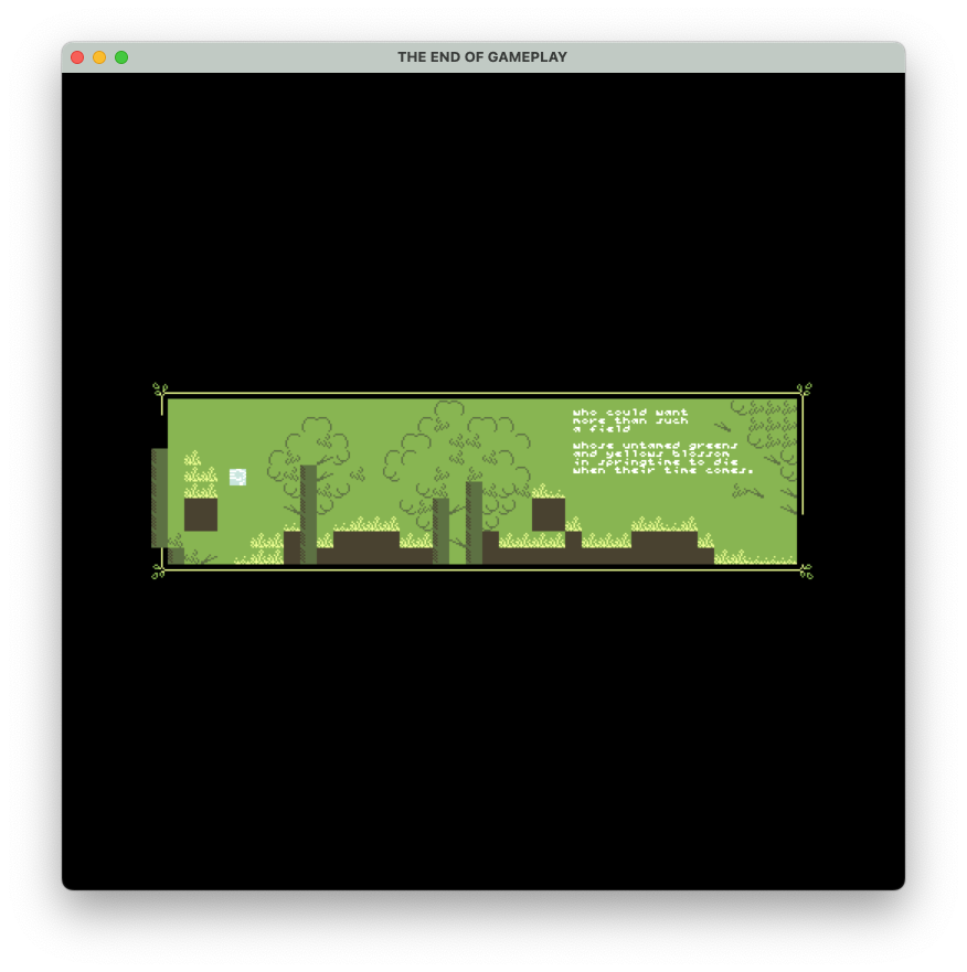 The End of Gameplay (playable for win/mac/linux)